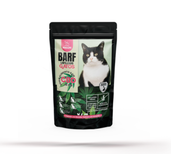 Alimento completo liofilizado BARF para gatos con CBD