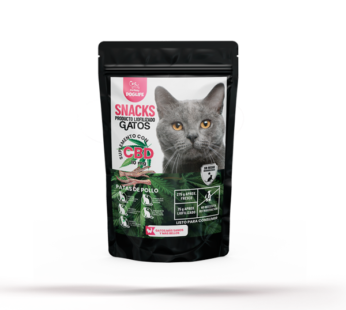 Snack liofilizado con CBD para gatos